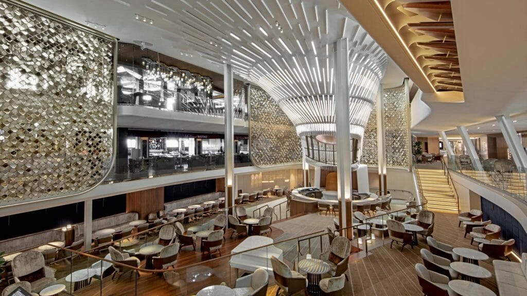 Dining area on Celebrity Edge 