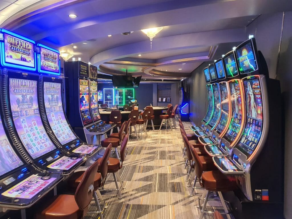 Casino with gambling games on Royal Caribbean Cruise SHip 
